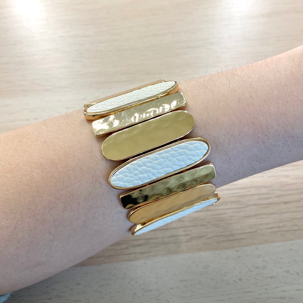 Romolo - Calliope Hammered Stretch Bracelet
